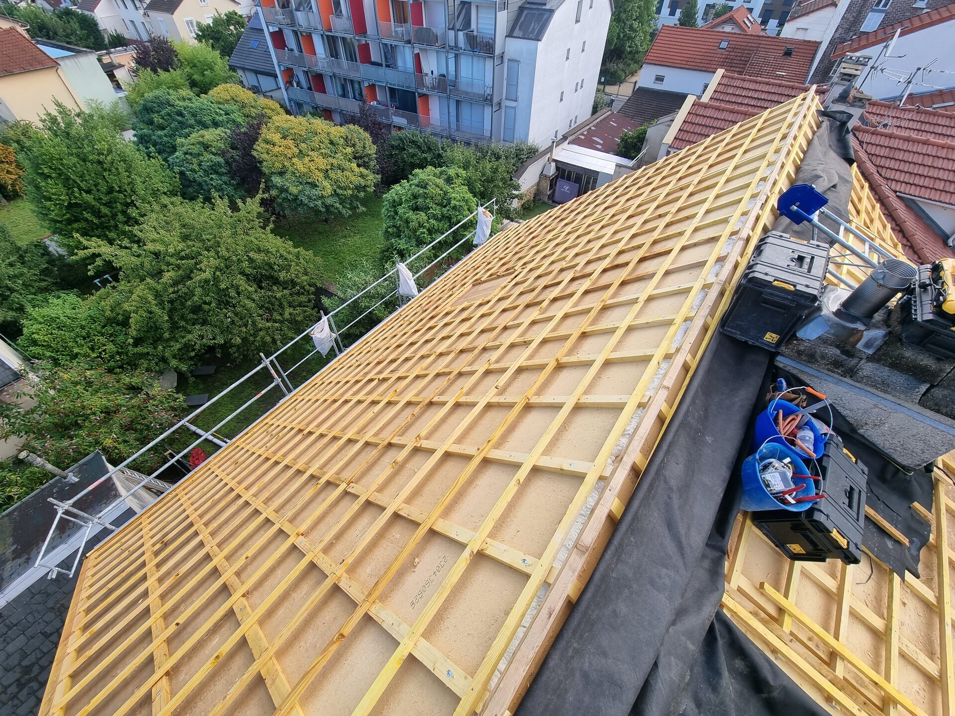 Sarking toiture tuile